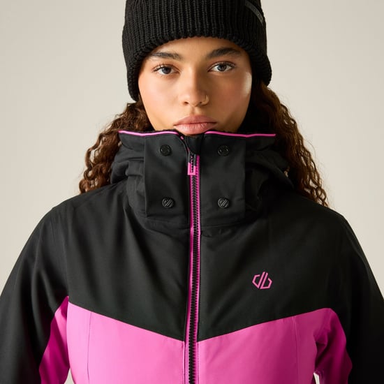 Dare 2B Chaqueta de esquí para mujer Flurry III (Rosa extremo/Negro) - Image 6