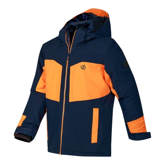 Dare 2B Chaqueta de esquí infantil Rip It (Azul marino/Naranja eléctrico) - Image 6
