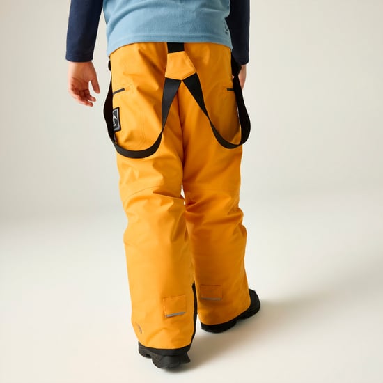 Dare 2B Pantalones de esquí acolchados para niños Pow III (Naranja eléctrico) - Image 6