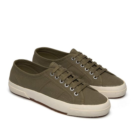 Superga Zapatillas de mujer 1925 Made In Italy (Verde Tortora/Avorio) - Image 1