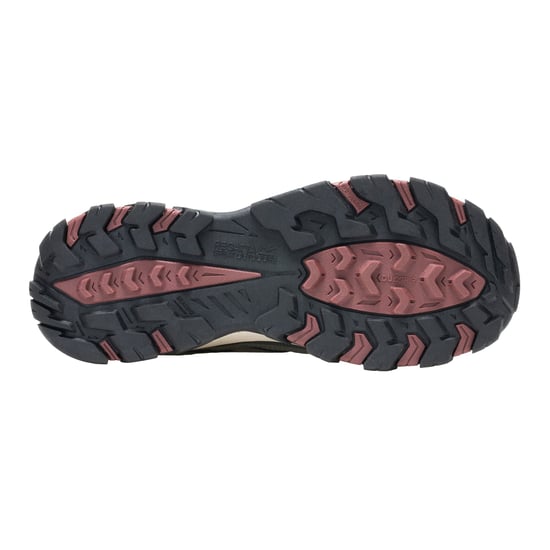 Regatta Zapatillas de senderismo bajas Holcombe III para mujer (Olive Night/Dark Cherry) - Image 5