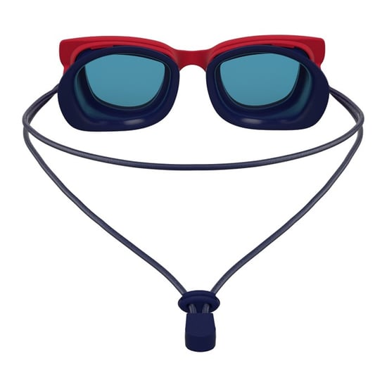 Speedo Gafas de natación Sunny G para niños (azul oscuro/rojo) - Image 2
