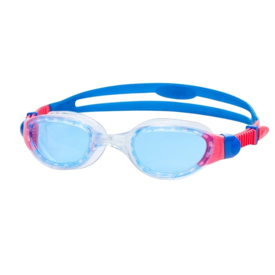 Zoggs Gafas de natación infantiles Phantom con detalles en contraste (Transparente/Azul/Azul claro) - Image 1