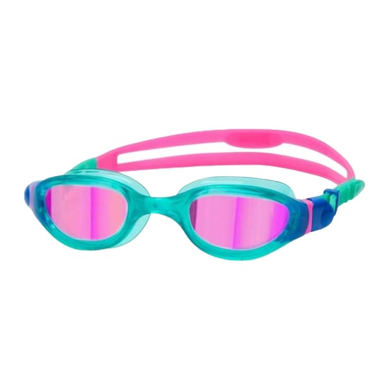 Zoggs Gafas de natación infantiles Phantom con detalles en contraste (Turquesa/Rosa) - Image 1