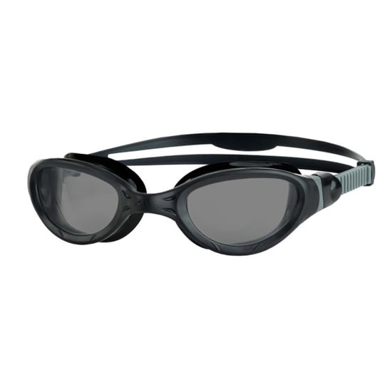 Zoggs Gafas de natación Phantom 2.0 unisex para adultos (Negro/Gris/Humo) - Image 1