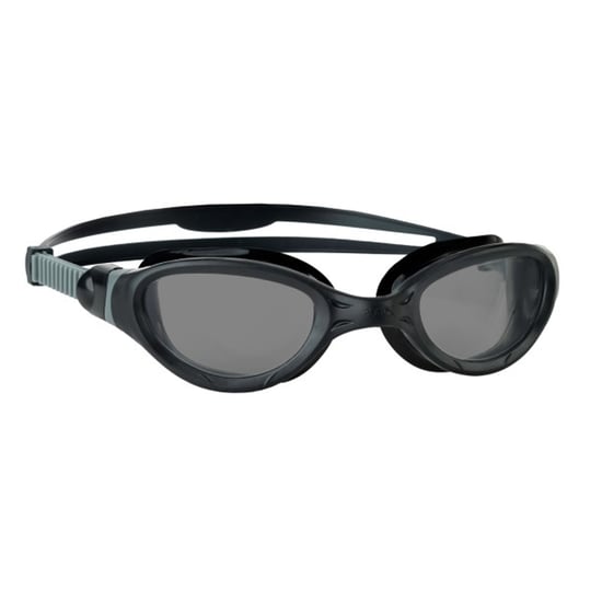 Zoggs Gafas de natación Phantom 2.0 unisex para adultos (Negro/Gris/Humo) - Image 2