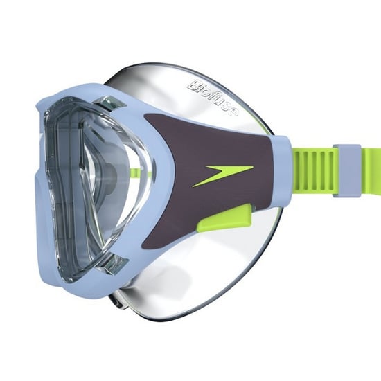 Speedo Máscara de buceo Biofuse 2.0 para niños (Azul/Verde lima) - Image 2