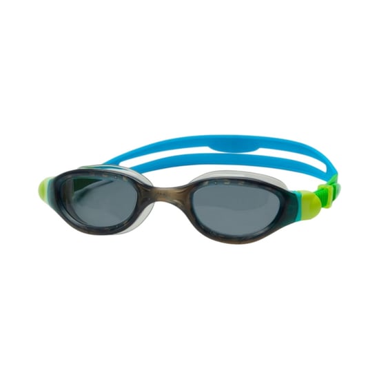 Zoggs Gafas de natación infantiles Phantom con detalles en contraste (Negro/Verde/Humo) - Image 1
