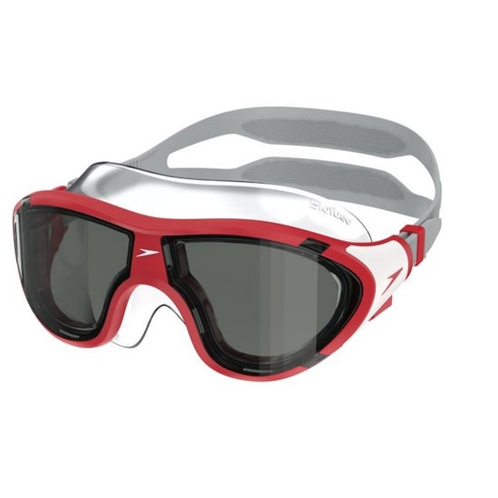 Speedo Máscara de buceo Biofuse 2.0 para niños (Rojo/Gris) - Image 2