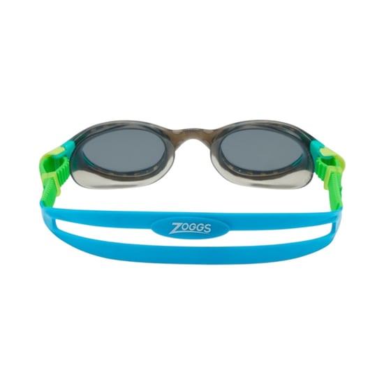 Zoggs Gafas de natación infantiles Phantom con detalles en contraste (Negro/Verde/Humo) - Image 2