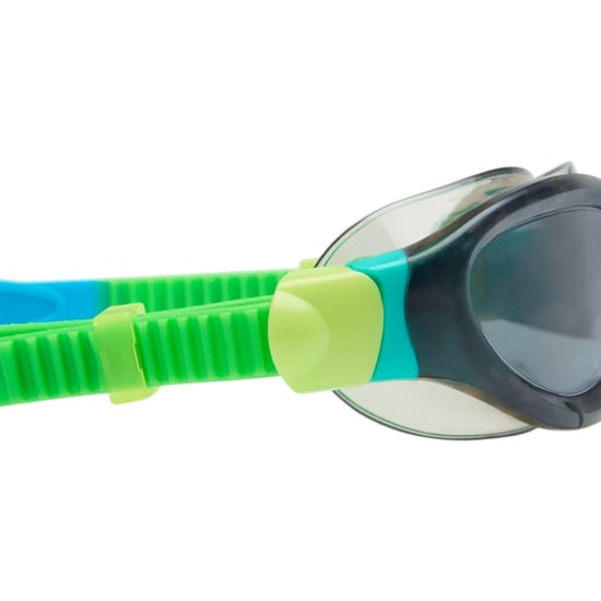 Zoggs Gafas de natación infantiles Phantom con detalles en contraste (Negro/Verde/Humo) - Image 3