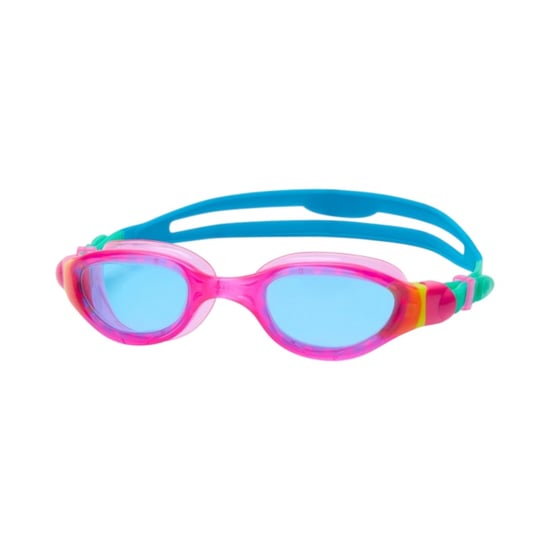 Zoggs Gafas de natación infantiles Phantom con detalles en contraste (Rosa/Turquesa/Azul) - Image 1