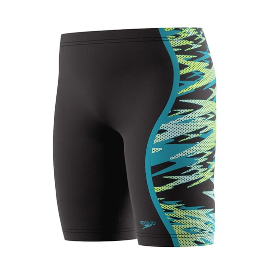 Speedo Bañador tipo jammer corto para niño Hyperboom Splice (Antracita/Verde azulado) - Image 5