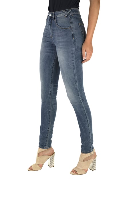Pantalon Tejano Largo con corte del bajo recto 10DB50292 mujer - Image 2