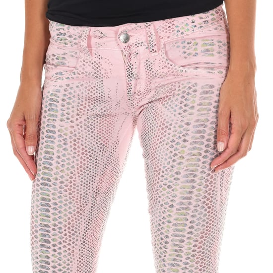 Pantalon pirata Tejano de tejido elástico 10DBF0661-G300 mujer - Image 3