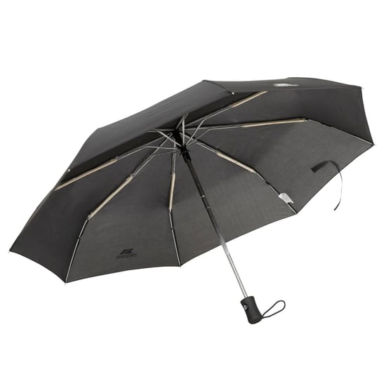 Trespass Stead Paraguas plegable resistente al viento (Negro) - Image 2