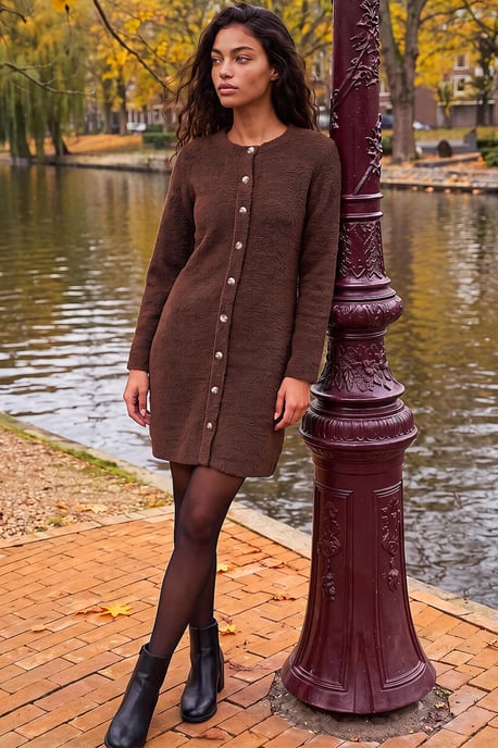 Vestido de punto mullido - Image 2