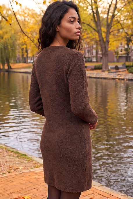 Vestido de punto mullido - Image 3