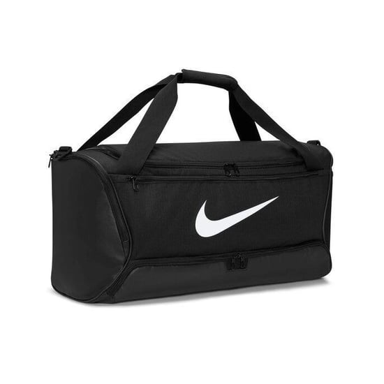 Nike Brasilia Swoosh Training Bolsa de deporte de 60 l (Azul marino medianoche/Negro/Blanco) - Image 1