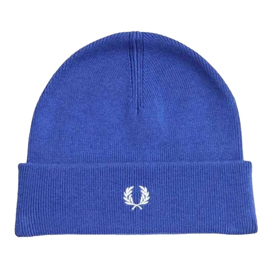 Fred Perry Gorro de lana para hombre Classic Laurel Wreath (French Navy) - Image 1
