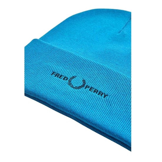 Fred Perry Gorro con logo bordado (Cyber Blue) - Image 3