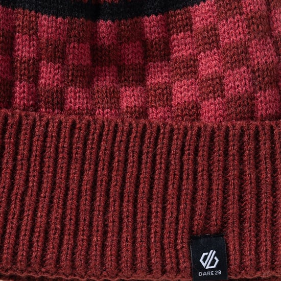 Dare 2B Gorro de hombre con pompón (Rojo rústico) - Image 3