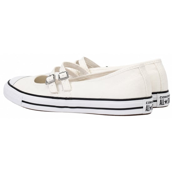Converse Chuck Taylor All Stary Dainty Mary Jane Mujer Blancas Zapatillas de lona - Image 3
