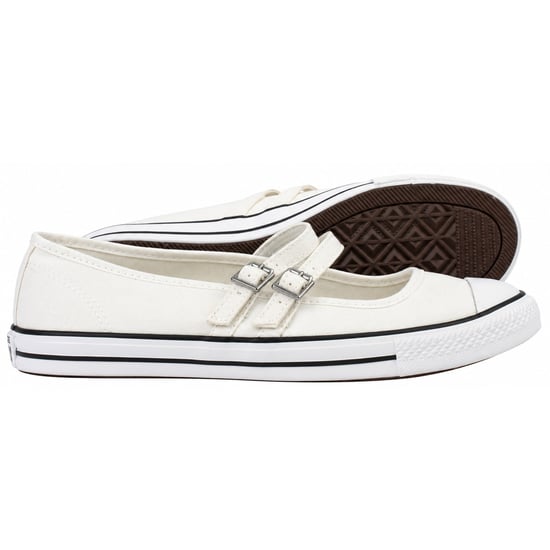 Converse Chuck Taylor All Stary Dainty Mary Jane Mujer Blancas Zapatillas de lona - Image 4