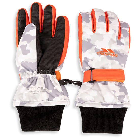 Trespass Guantes de invierno de camuflaje para niños Laggan (Gris) - Image 3
