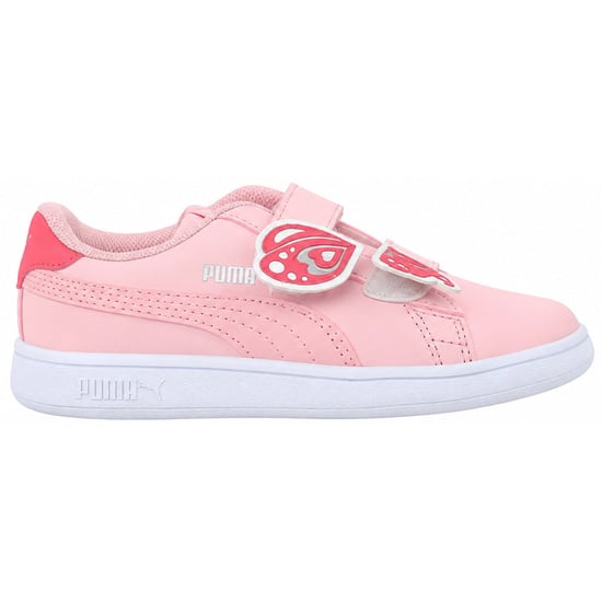 Puma Smash v2 Bfly V Zapatillas infantiles rosas - Image 1