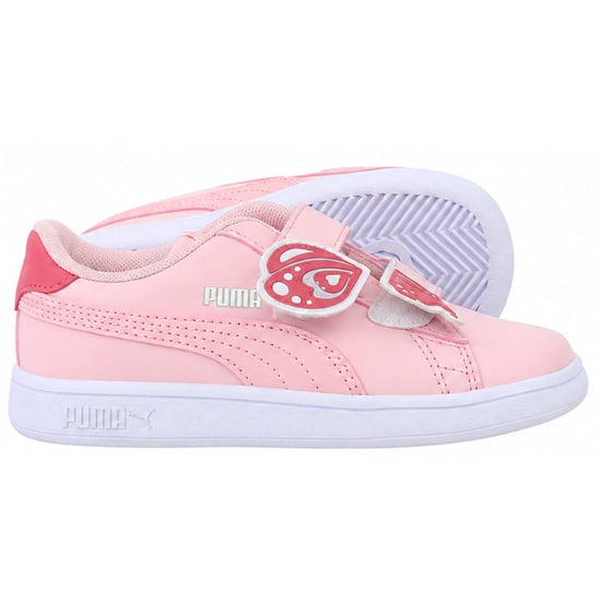 Puma Smash v2 Bfly V Zapatillas infantiles rosas - Image 4