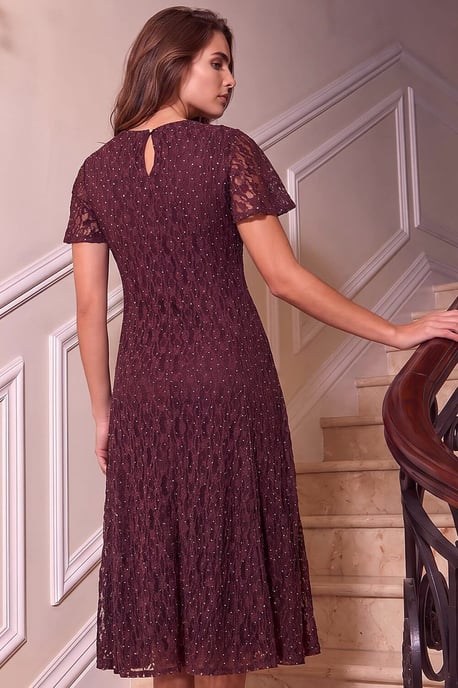 Vestido petite de encaje con adornos - Image 3