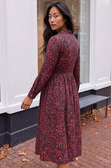 Vestido camisero elástico petite - Image 3