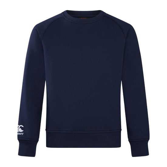 Canterbury Sudadera de cuello redondo para niños (Azul marino) - Image 1