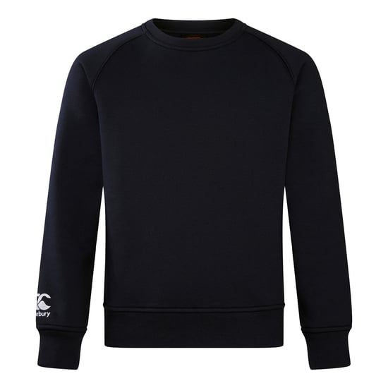 Canterbury Sudadera de cuello redondo para niños Club (Negro) - Image 1