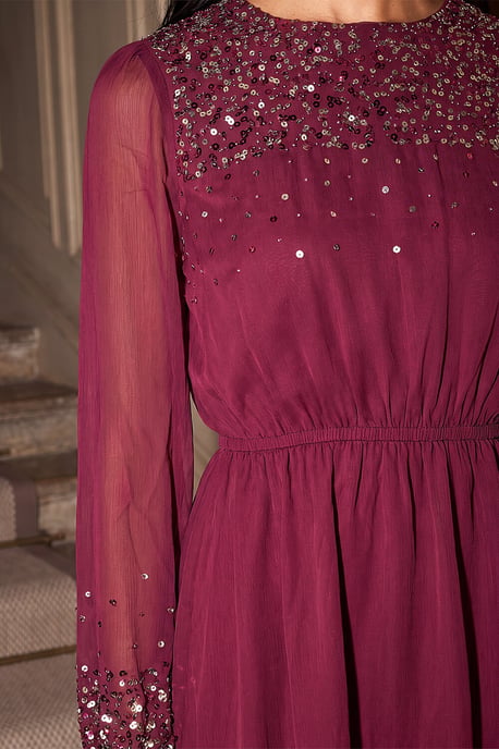 Roman vestido corto de fiesta Petite con abalorios - Image 4