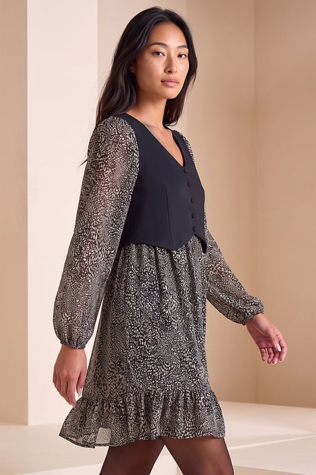 Vestido tipo chaleco Petite - Image 1