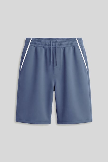 Pantalón corto con cintura de cordón y bolsillos - Image 3