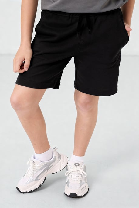 Pantalón corto con cintura de cordón y bolsillos - Image 3