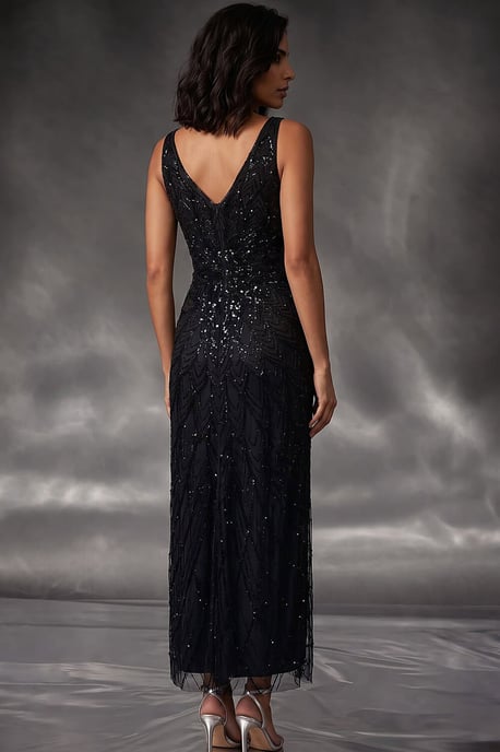 Vestido largo con adornos - Image 3