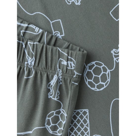 Name It Conjunto de pijama largo para niño NKMNIGHTSET estampado de fútbol - Image 2