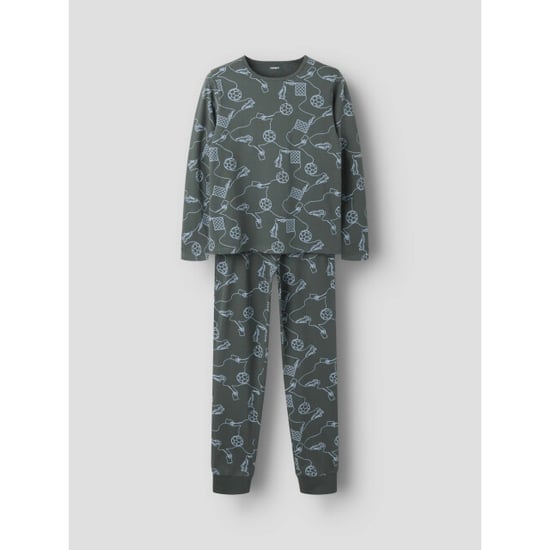 Name It Conjunto de pijama largo para niño NKMNIGHTSET estampado de fútbol - Image 3