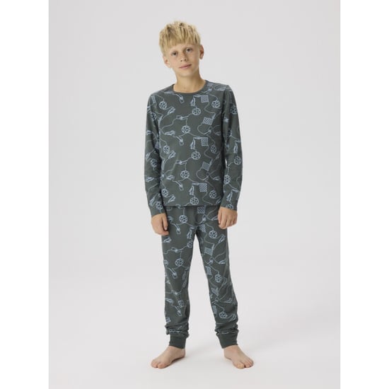 Name It Conjunto de pijama largo para niño NKMNIGHTSET estampado de fútbol - Image 4