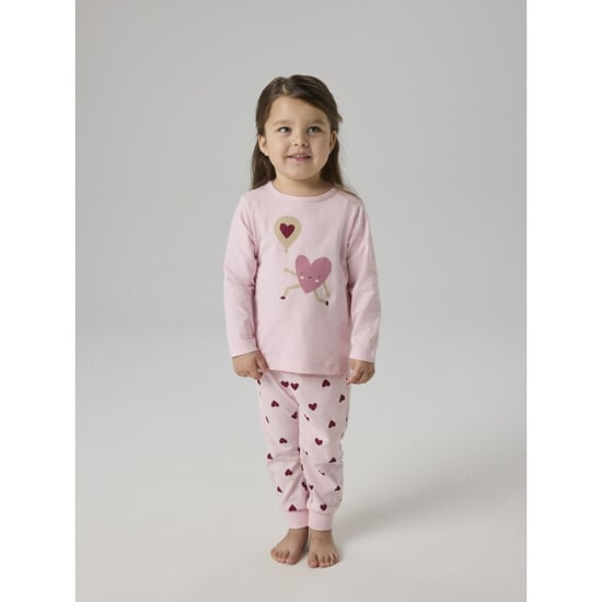Name It Conjunto de pijama largo para niñas nmfnightset cutie heart Estampado de corazones - Image 3