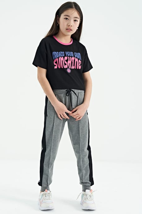 Pantalón de chándal de mezcla de algodón - Image 2