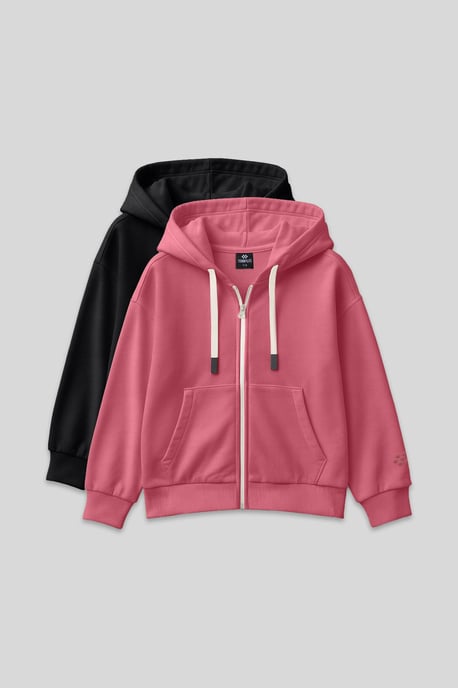 Tommy Life Pack de 2 sudaderas con capucha y cremallera - Image 1
