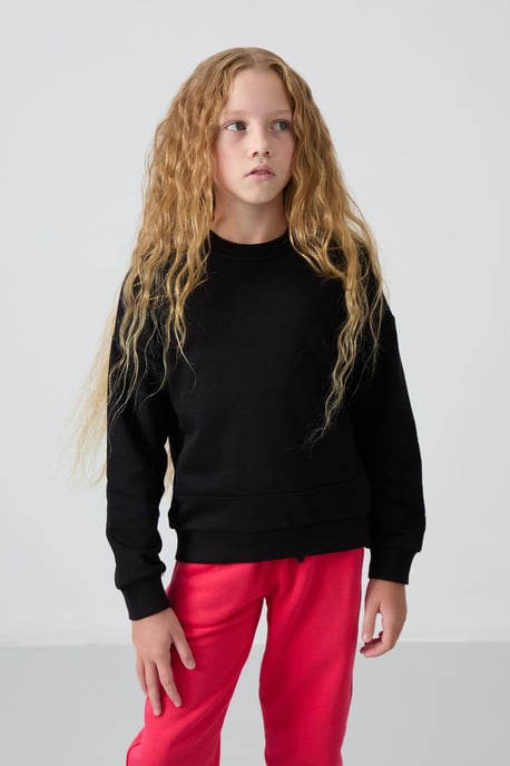 Pack de 2 sudaderas de cuello redondo de canalé - Image 2