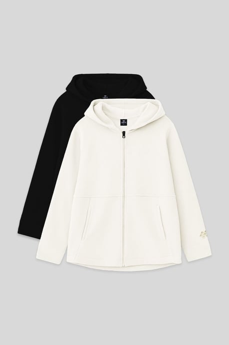 Pack de 2 sudaderas con capucha y cremallera - Image 1