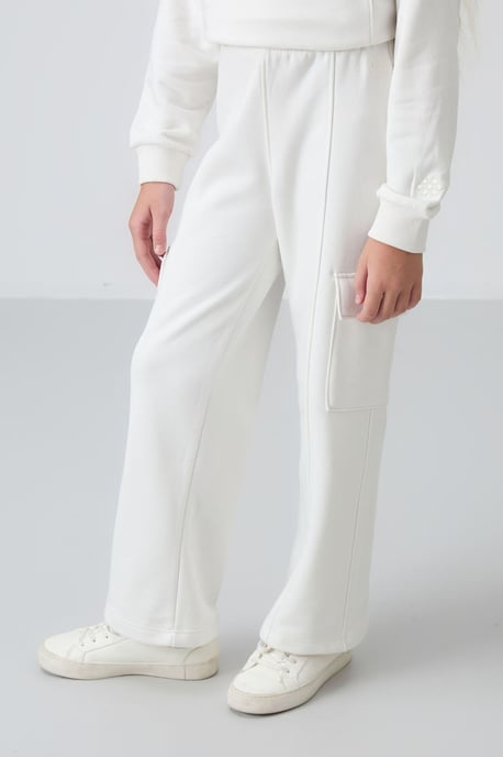 Conjunto de chándal de pernera ancha con cremallera - Image 4