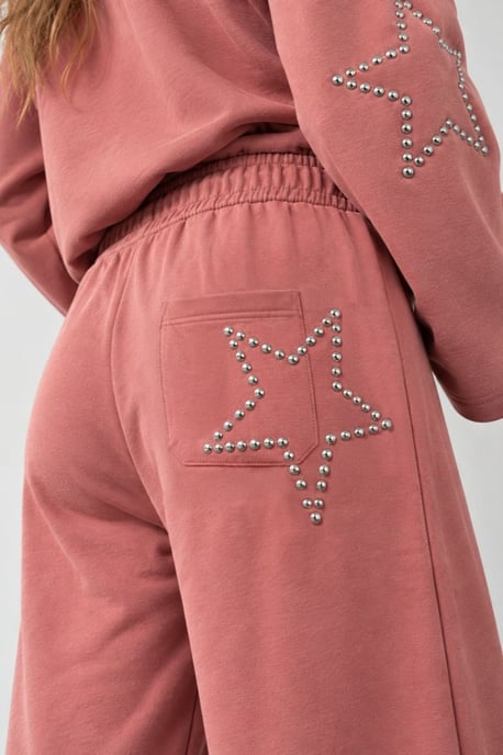 Hiccup pantalones de pierna ancha con detalle de estrellas - Image 5